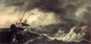 BACKHUYSEN, Ludolf Ships Running Aground in a Storm  hh USA oil painting reproduction